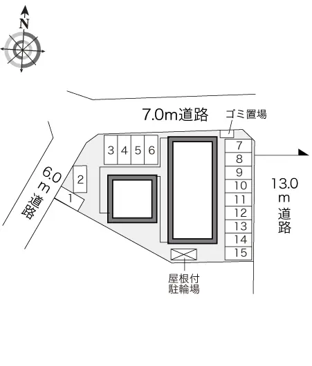 ★手数料０円★知多市清水が丘１丁目　月極駐車場（LP）